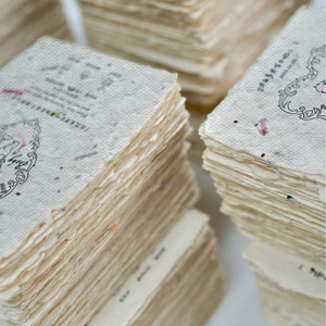 การ์ดของขวัญกระดาษปลูกต้นไม้ทำด้วยมือการ์ดเชิญเมล็ดกระดาษแบบกำหนดเองสำหรับวันหยุด/งานแต่งงาน - Product Image 2