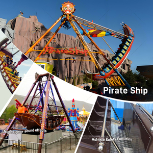 Thép Bền & Sợi Thủy Tinh Tàu Hình Gondola Đu Cổ Điển Tàu Cướp Biển Cho Trong Nhà/Ngoài Trời Fairground Rides - Product Image 3