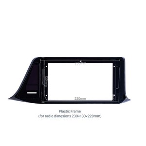 กรอบพลาสติกแผงหน้าปัดเครื่องเล่นมัลติมีเดีย Dvd,ขนาด10.1นิ้วสำหรับ Mazda Cx 9 Bmw <span class=keywords><strong>Toyota</strong></span> Yaris Land Cruiser Prado <span class=keywords><strong>Vios</strong></span> - Product Image 5