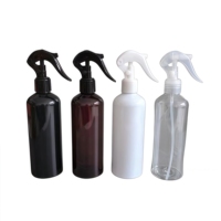 Vente en gros de flacons pulvérisateurs fins à gâchette pour salon de coiffure, en PET blanc et noir, 200 ml, 250 ml, 300 ml