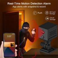 Mini Cámara Inalámbrica Wistino 3MP, Seguridad Interior, Visión Nocturna en Color, Alarma con Detección de Movimiento, Cámara 4G