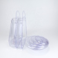 Support à 4 niveaux pour macarons, présentoir à desserts en PVC transparent avec étui de transport