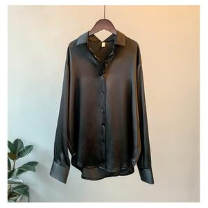 <span class=keywords><strong>Camicette</strong></span> YiXin per Donne 2025, Camicetta in Seta Satinata a Maniche Lunghe, Bianca, per Ufficio e Business Casual - Product Image 3