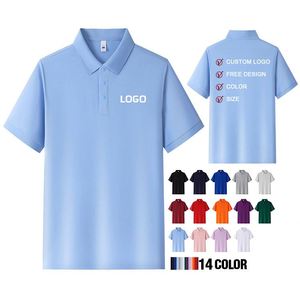 Polos Personalizados con Logotipo Bordado para Hombre, Ropa Deportiva, Polos de Oficina, Polos de Golf de Color Sólido para Hombre - Product Image 3