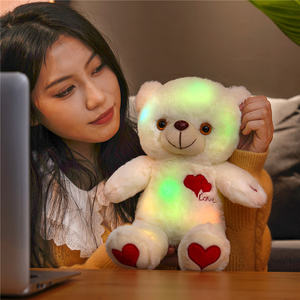 Orsacchiotto luminoso di peluche coccole orsacchiotto di peluche bambola ragazza cuscino per dormire regalo di san valentino - Product Image 2