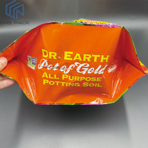 Buste Doypack Personalizzate con Zip in Mylar <span class=keywords><strong>per</strong></span> Semi Organici, Fertilizzanti e Terriccio, Stampa Digitale, MOQ Basso - Product Image 3