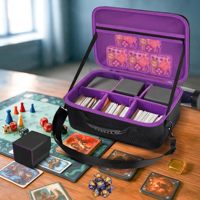 Vente en gros d'usine, boîte de transport personnalisée en EVA pour cartes MTG/TCG avec sangles pour tapis de jeu
