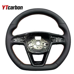 <span class=keywords><strong>Volante</strong></span> Deportivo de Fibra de Carbono con Cuero Italiano para <span class=keywords><strong>Seat</strong></span> <span class=keywords><strong>Leon</strong></span> y <span class=keywords><strong>Seat</strong></span> Tarraco, Marca YTcarbon - Product Image 6