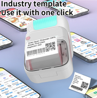 Printer Label Termal Mini B3 Portabel Nirkabel Pembuat Stiker Kertas Label 1200mAh Dapat Diisi Ulang 200DPI