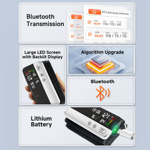 Yonker Bluetooth WiFi Braço Superior Sem Fio Esfigmomanômetro Eletrônico Digital Monitor De Pressão Arterial Recarregável - Product Image 3