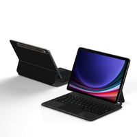 Casing Keyboard Trackpad Magnetik Lepas Pasang Model Buku dengan Lampu Latar untuk Samsung Galaxy Tab S11 S10 S9 FE Ultra 14.6 11 10.9 13