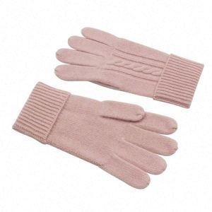 Gants en cachemire pour femmes, personnalisés, pas chers, chauds, à la mode, tricotés pour l'hiver, vente en gros - Product Image 2