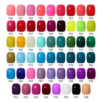JTING Kit de vernis à ongles gel UV LED 98 couleurs très populaire, conception professionnelle pour nail art, fournisseur de gel à ongles en marque privée