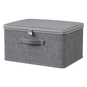 Clothing Organizer Storage <b>Box</b> Rectangular Foldable With Lid Stackable Dustproof Opaque For Dormitory Use - Product Image 5