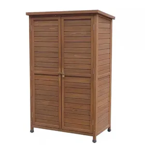organize tools shoe cabinet outdoor Garden Courtyard Balcony wood Large storage Locker Tool box shed cleaning collection shelf