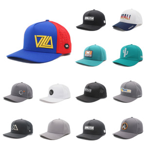 หมวกเบสบอลปักโลโก้แบบกำหนดเองได้เต็มรูปแบบ 5 แผง พร้อมแผ่นยางปักลายฉลุรูด้วยเลเซอร์ สำหรับทุกเพศทุกวัย ดีไซน์ทันสมัย - Product Image 1