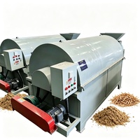 Séchoir rotatif à tambour haute efficacité 300 kg pour le séchage des copeaux de bois, des sciure et des résidus de soja