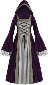 Vestido de Navidad para Mujer, Estilo Medieval, Victoriano, Renacentista, Disfraz de Dos Colores para Representaciones - Product Image 5