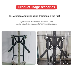 Equipo de Ejercicio Profesional al por Mayor: Palanca de Doble Agarre para Gimnasio con Rotación Suave para Ejercicios de Pectorales y Hombros - Product Image 3