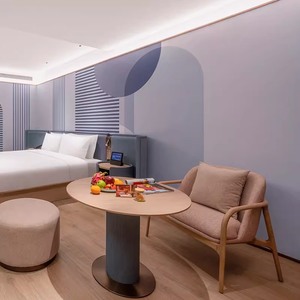 Juego de Muebles de Dormitorio Modernos Personalizables para Airbnb, con Opción de MDF, Estructura de Cama de Madera para Hotel, Casa de Huéspedes, Apartamento de Alquiler - Product Image 6