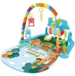 Âm nhạc bé phòng tập thể dục chơi Mat với trung tâm hoạt động tương tác-Hoàn hảo cho thời gian bụng và phát triển trẻ sơ sinh - Product Image 5