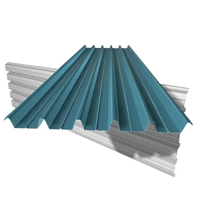 Shandong Maike Factory's Hot Selling Zinc Ripple Roof Panel Color Coating Board Pre coated Steel Roof Tiles