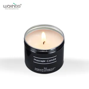 OEM 170g Soy wax Massage SPA Candle With Essential Oil Moisturize for Bath and Skin Care