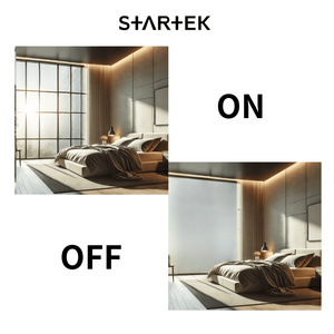 ฟิล์มกระจกอัจฉริยะ STARTEK PDLC สำหรับประหยัดพลังงานและตกแต่งหน้าต่าง - Product Image 2