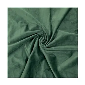 Dutch velvet soft bed fabric 100 polyester upholstery sofa cover velvet fabric for upholstery home textile curtain