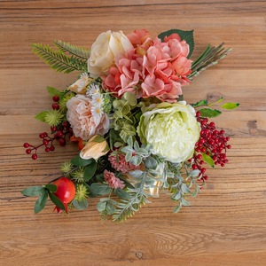 Bouquet de fleurs artificielles Dream Awakening, hortensia en tissu tissé plastique, décoration intérieure, accessoires de photographie CF01482 - Product Image 3