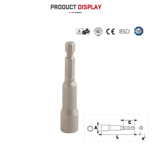 Jeu de douilles à choc personnalisé de haute qualité OEM 40CR Cr-Mo 16-19 mm profond 10 mm Clé à douille hexagonale industrielle phosphate noir - Product Image 3