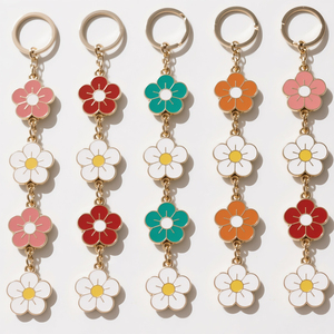 Aleación de zinc personalizada impresión UV logotipo personalizado esmalte llavero 2D 3D diseño resistente al agua - Product Image 1