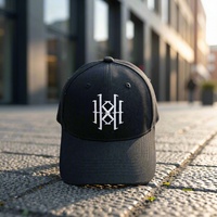 Gorra de Béisbol Estructurada de 6 Paneles con Logotipo Personalizado al por Mayor, de Sarga de Algodón Puro, Hebilla Dorada, Unisex, Ajustable, Venta al por Mayor