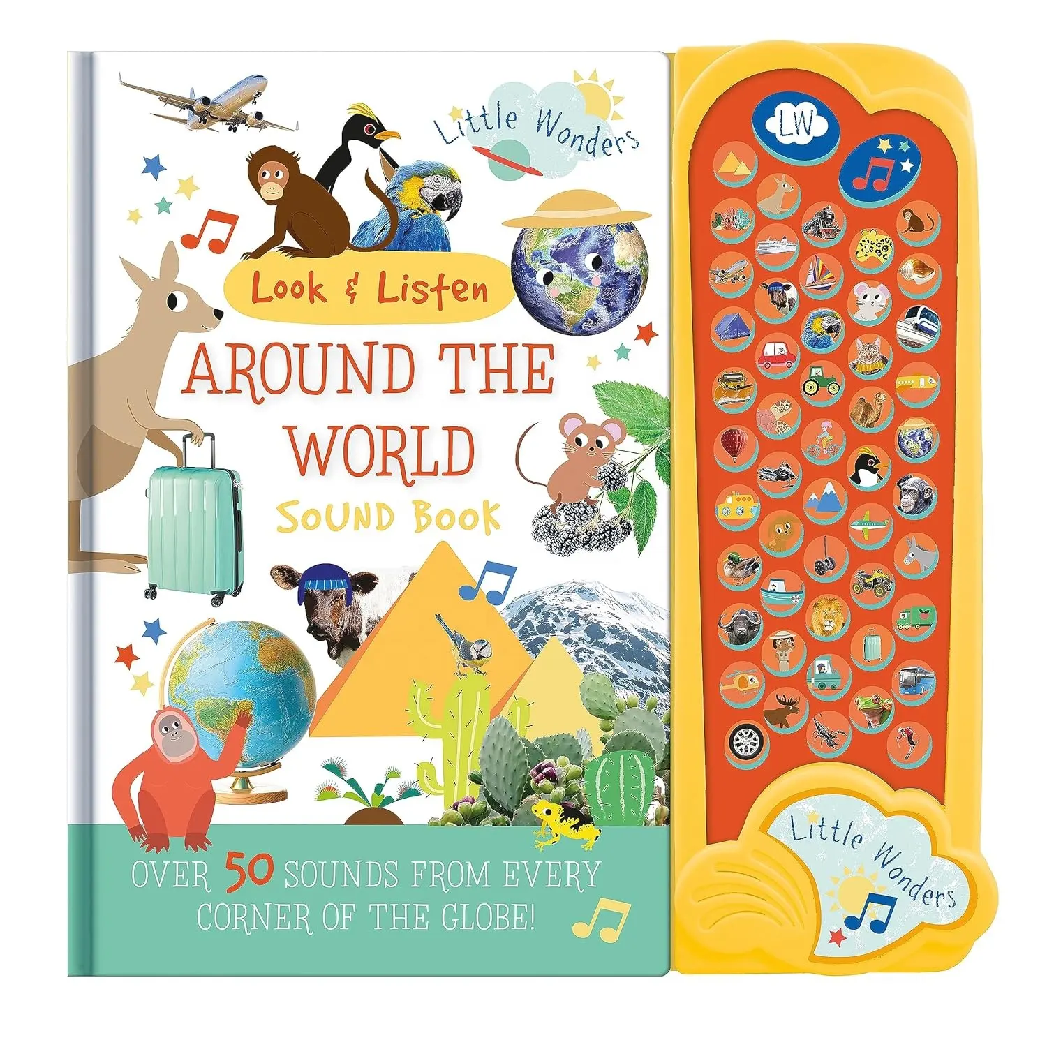 दुनिया भर में देखें और सुनें साउंड बुक 50 बटन फोटो बच्चों की ऑडियो बुक