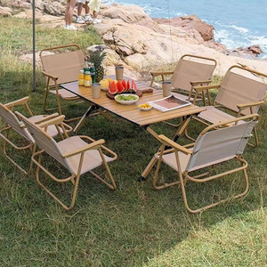 Silla plegable para exteriores, silla portátil para acampar y playa, acero al carbono, 56x36x70cm, silla plegable ligera para pícnic y pesca - Product Image 2