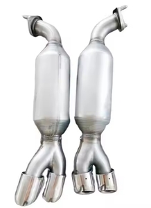 Venta directa de fábrica, precio al por mayor, sistema de escape automático de alto flujo, pieza de acero inoxidable 409, silenciador de escape para Kia Sorento - Product Image 5