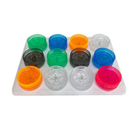 Offre Spéciale – Moulin à Herbes Manuel en Plastique 2 Pièces, 30 mm, 2 Couches, Personnalisable, Coloré, avec Logo OEM, Style Moderne, Portable, Haute Qualité