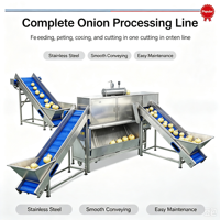 Machine à découper les petits anneaux d'oignon avec haute précision pour la production et la transformation d'aliments de type snack