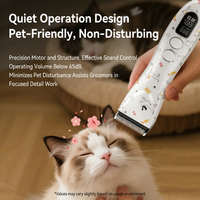 Tondeuse professionnelle pour chiens PGC-780 Shernbao avec lame premium 5 en 1 pour le toilettage des chiens et des chats à domicile