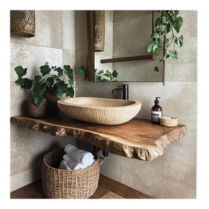 Meuble-lavabo double vasque sur mesure pour rénovation <span class=keywords><strong>de</strong></span> suite parentale avec plan <span class=keywords><strong>de</strong></span> travail en quartz et rangement spacieux - Product Image 6