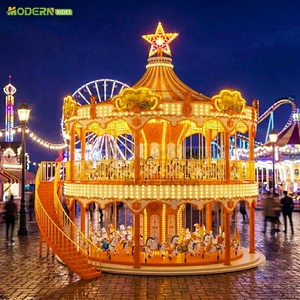 Manège à deux étages 38/48 places, manège de fête foraine, équipement d'amusement certifié CE - Product Image 1