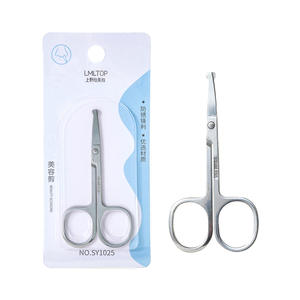 Ciseaux de beauté Lmltop à pointe ronde en acier inoxydable, coupe-poils pour sourcils et nez Sy1025 - Product Image 5