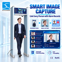 AI Intelligent Walk Through Metal Detector Door with Face Recognition Capture Function 29 Inch LCD Security Screening System