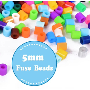 Rainbow Princess Fuse <b>Beads</b> Kit - Shiny Heart Crown & Cupcake Pattern Iron <b>Beads</b> DIY Arts and Crafts Activity <b>Set</b> for Creative D - Product Image 4