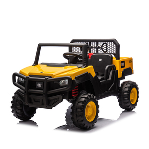 Véhicule électrique pour enfants sous licence <span class=keywords><strong>Caterpillar</strong></span>, 2 places, télécommande, quatre roues motrices, voiture électrique 24v pour enfants à conduire - Product Image 1