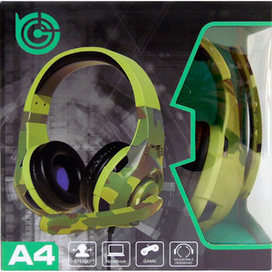 Tucci A4 Gaming Headset Light Green Camouflage With <b>Microphone</b> <b>For</b> <b>PC</b> And Console - Product Image 3