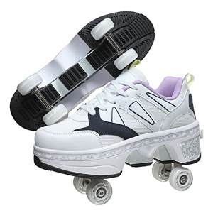 Patins à roulettes à logo personnalisé très demandés, nouveau design WECOO WK9900LED, tendance mode, 4 roues rétractables, chaussures à roulettes pour femmes - Product Image 5