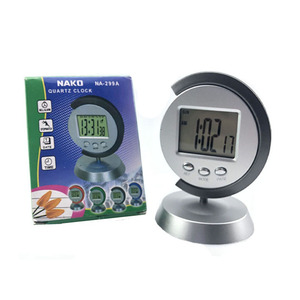 Nako Quartz Clock Na-299a Digital Desk Alarm Clock With Date And Time Display For Home Office Study Use - Product Image 1