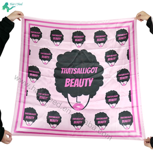 Customized logo <strong>Silk</strong> Satin <strong>Head</strong> <strong>Scarves</strong> Hair Bandana Edge Wraps Designer <strong>Silk</strong> Satin Hijab <strong>Scarf</strong> <strong>for</strong> Women Stylish Luxury - Product Image 3