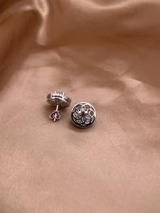 Pendientes de Plata de Ley 925 con Moissanita para Hombre, de Proveedor Indio, Joyería de Lujo con Certificación IGI, de la India - Product Image 5